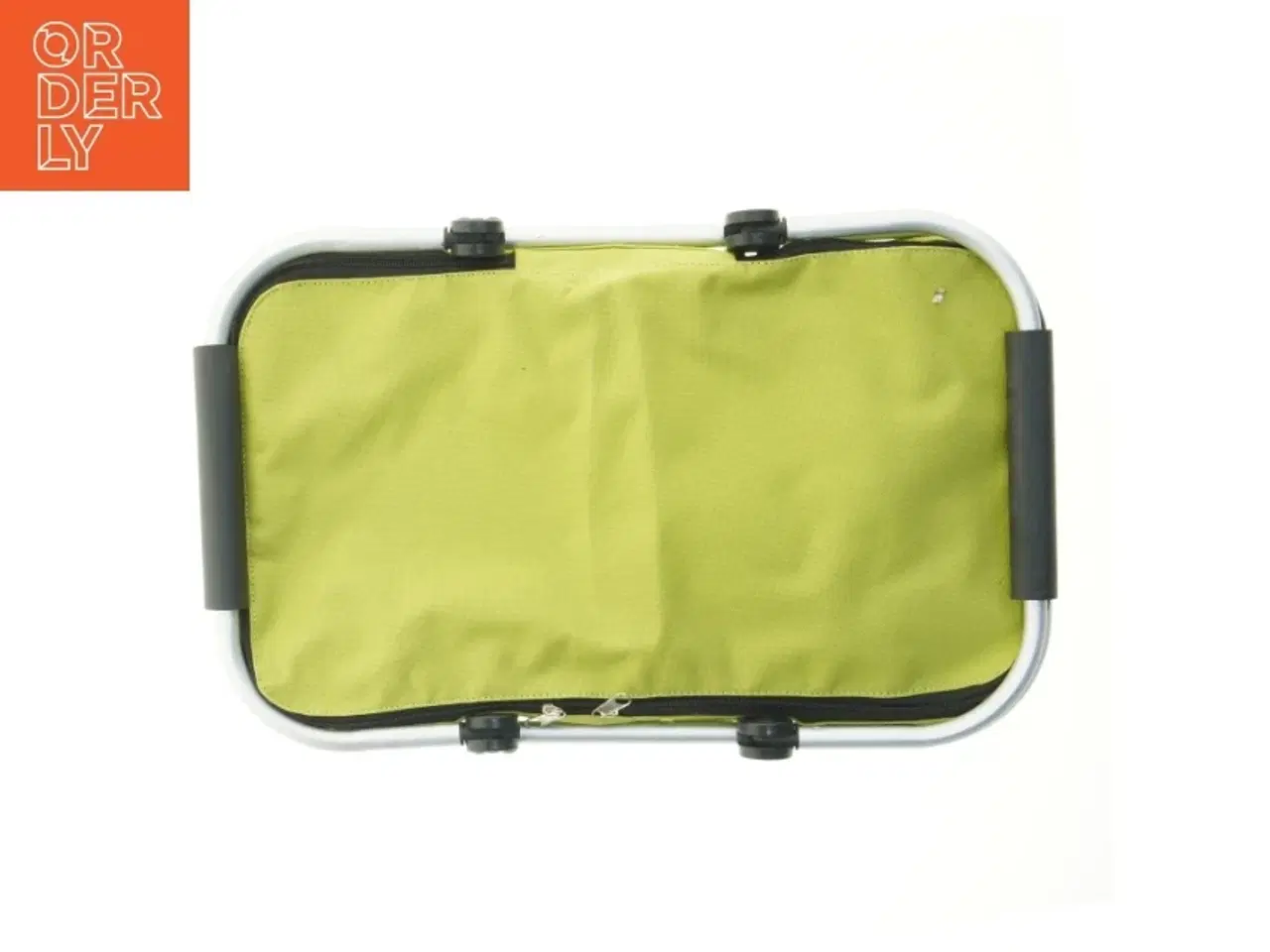 Billede 1 - Grøn indkøbskurv med foldbart design (str. 46,5x29 cm)