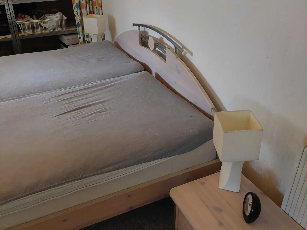 Billede 1 - Solid dobbeltseng