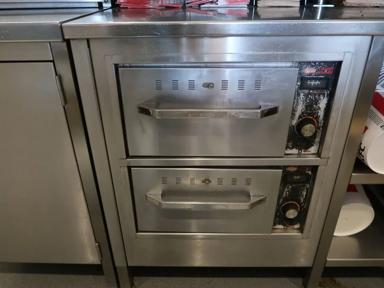 Billede 10 - Rustfri stålbord med indhold og varmeskuffe HATCO Drawer Warmer