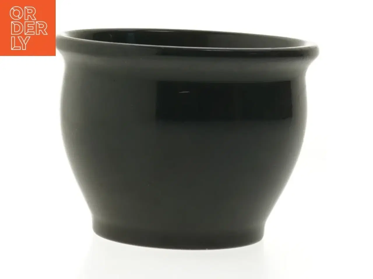 Billede 2 - Sort kuglevase (str. 13 cm)