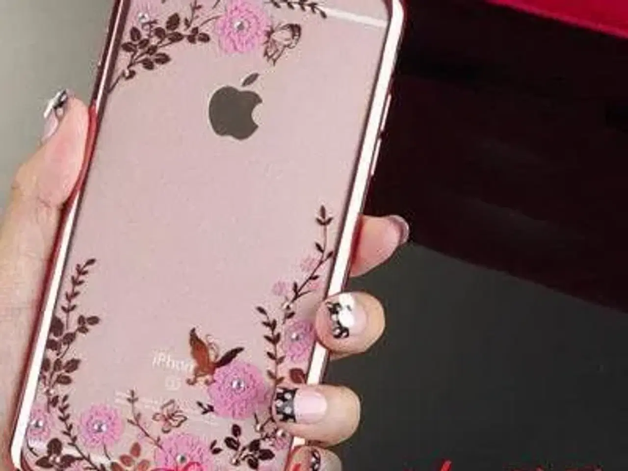 Billede 16 - Silikone cover med similisten blomster til iPhone 