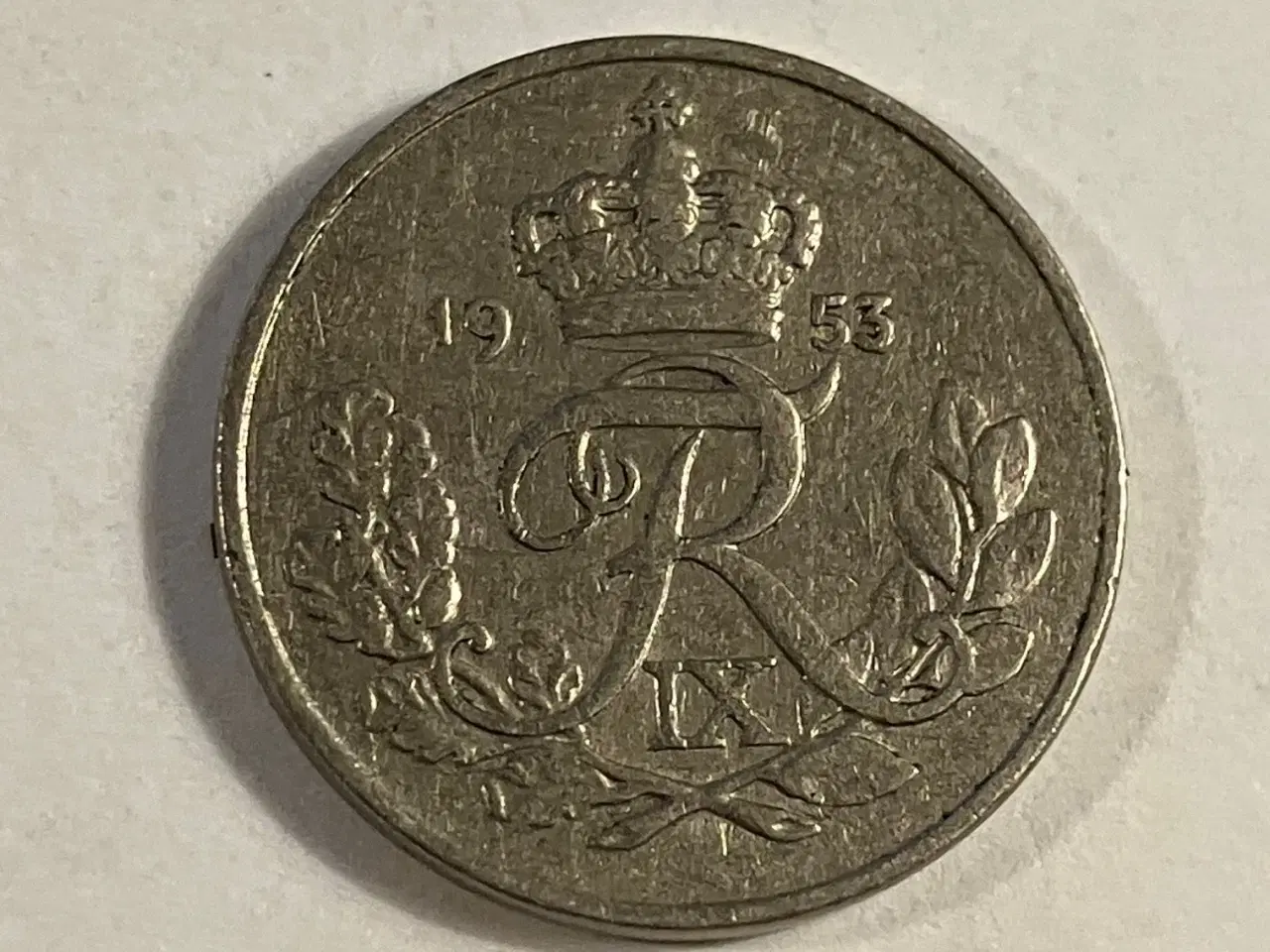 Billede 1 - 10 Øre 1953 Danmark