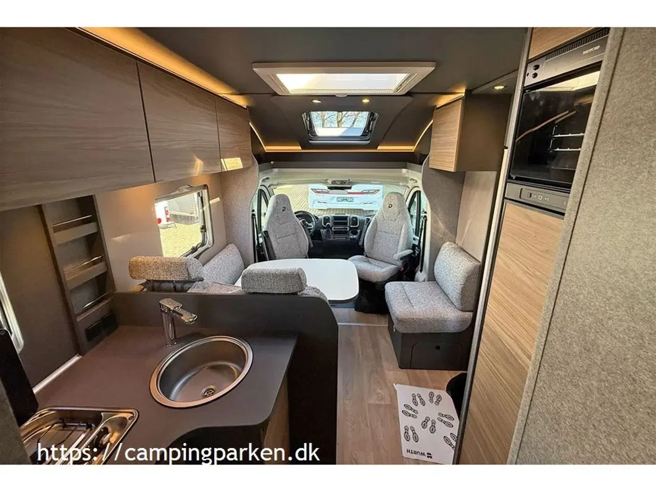 Billede 7 - 2025 - Dethleffs Trend T 7057 EB   Super flot, nyudviklet Dethleffs Trend, automatgear, enkeltsenge, L-siddegruppe