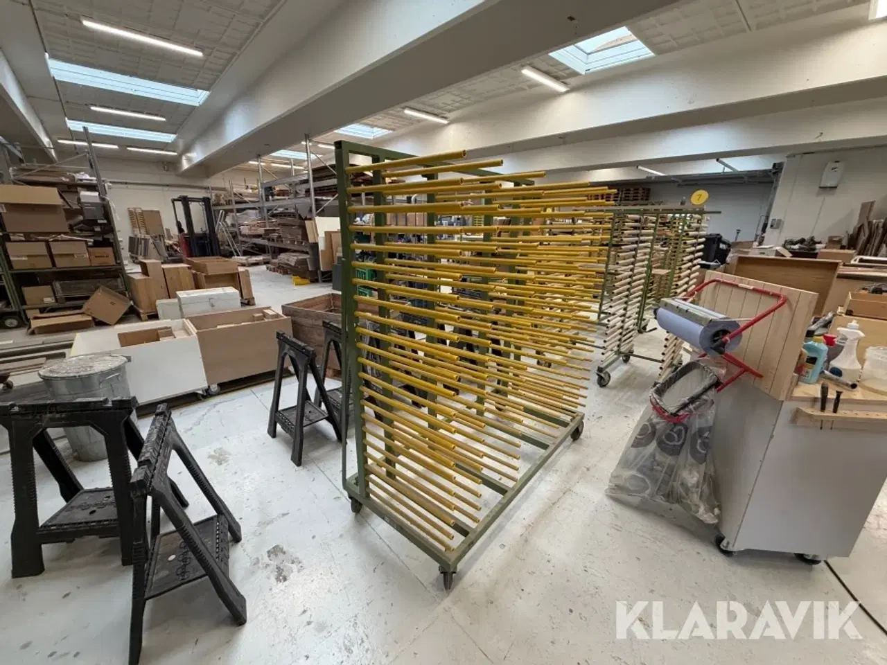 Billede 10 - Pladetørringsvogn / tørrestativ 2 styk.