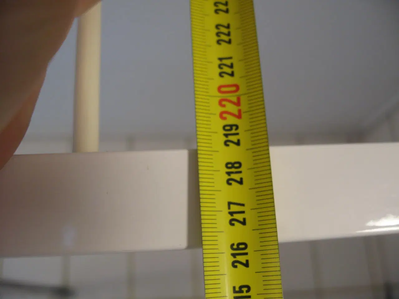 Billede 8 - Bruseforhæng med ophæng ca. 95x83cm