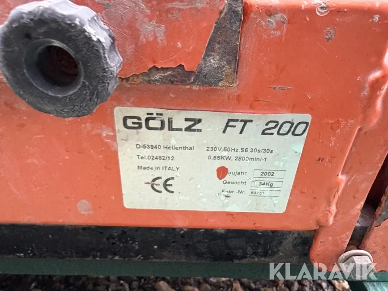 Billede 8 - Stenskærebord Gölz FT 200