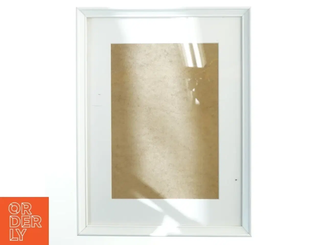 Billede 1 - Hvid billedramme (str. 43x33 cm)