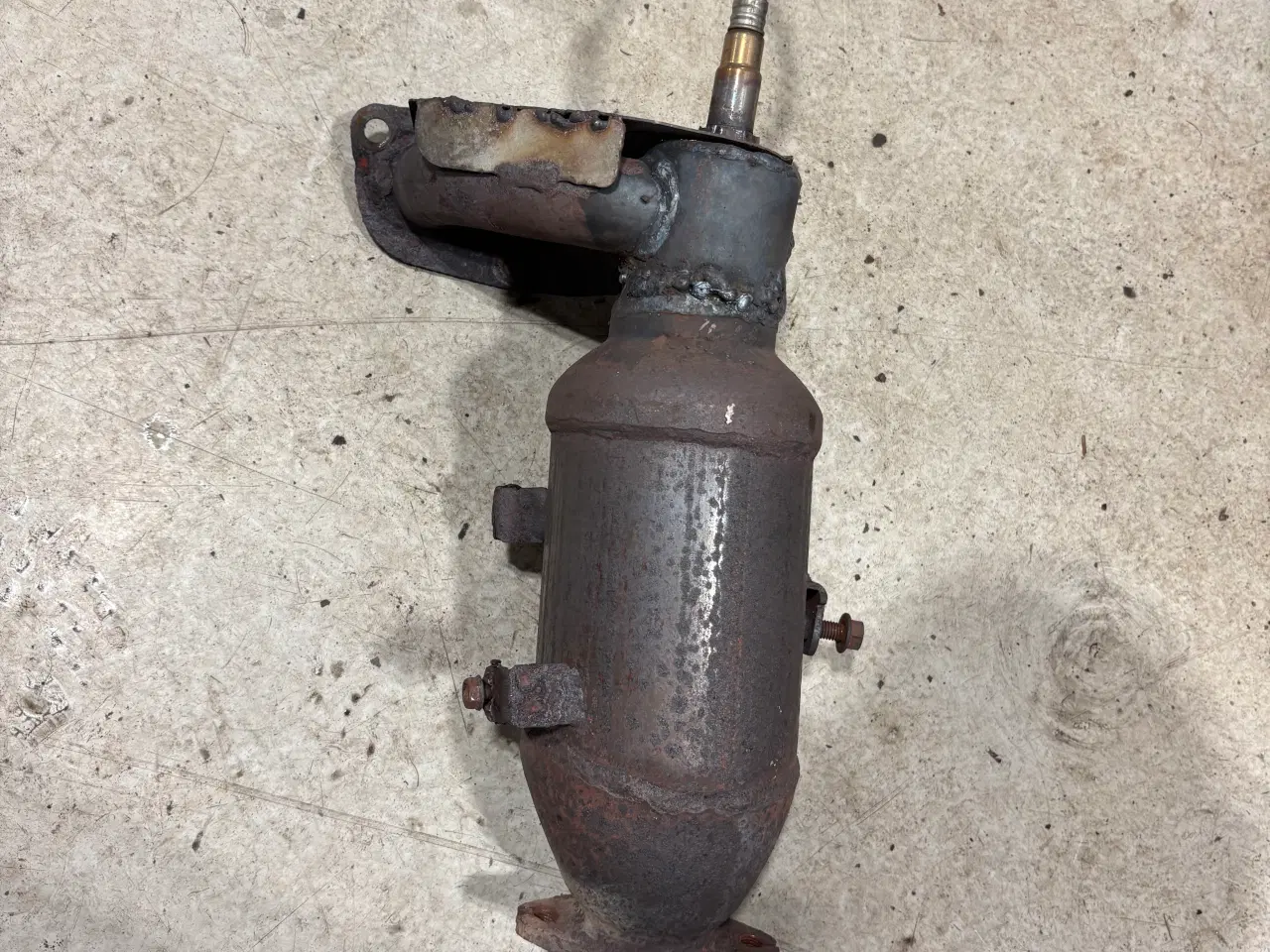 Billede 1 - Manifold med katalysator og lamdasonde