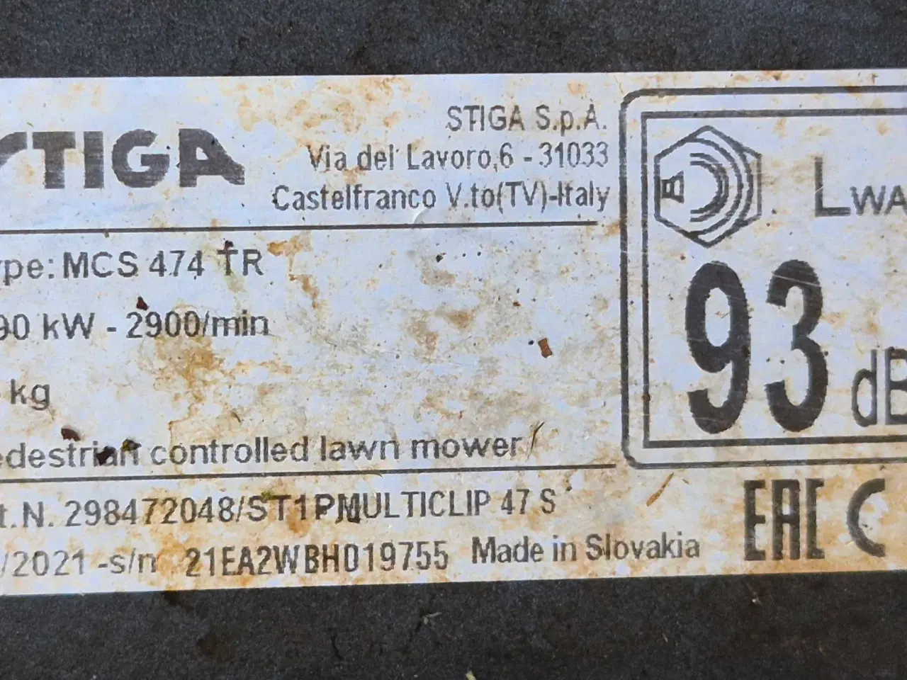 Billede 4 - Stiga plæneklipper