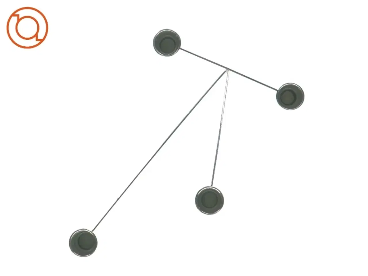 Billede 3 - Lysestage til 4 lys fra Georg Jensen (str. L 25 cm)