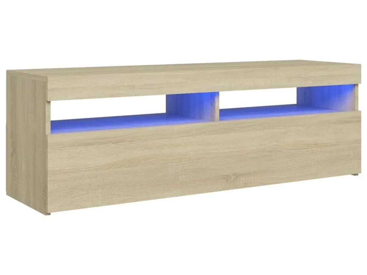 Billede 2 - TV bord i Sonoma eg med led lys. Helt ny