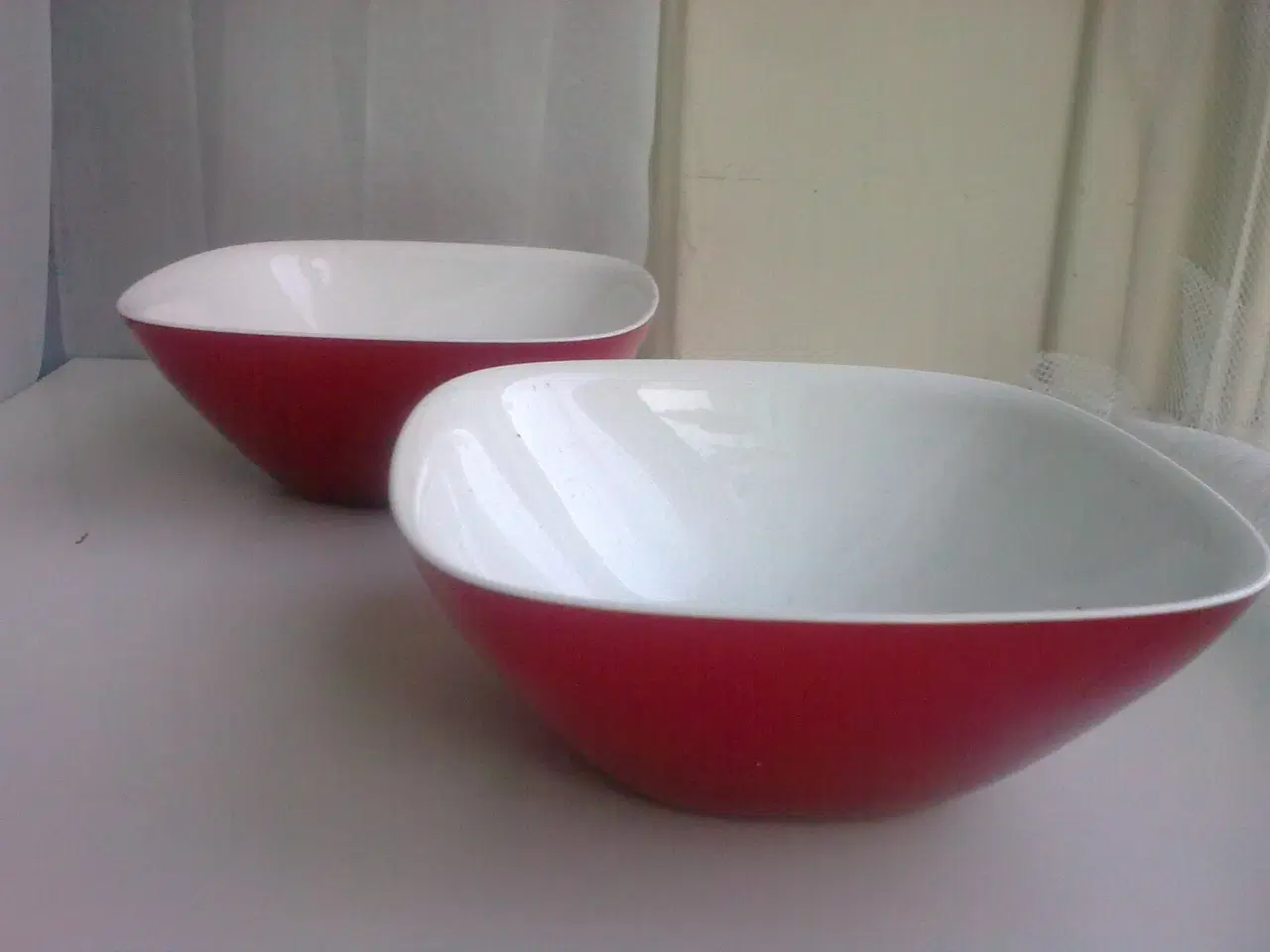 Billede 1 - Italiensk design i rød og hvid