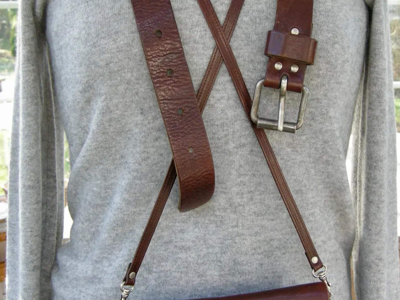 Billede 8 - Lædertaske-pung, Prangerpung, Rudi& Harald Nielsen