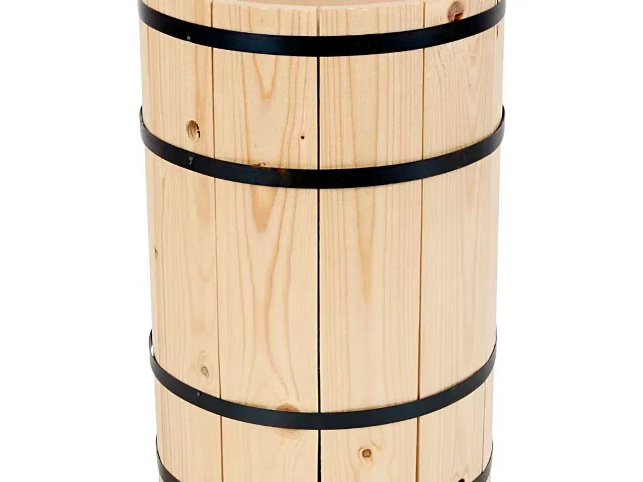 Billede 1 - Klassisk Fastelavnstønde i Fyrretræ - 38 cm H