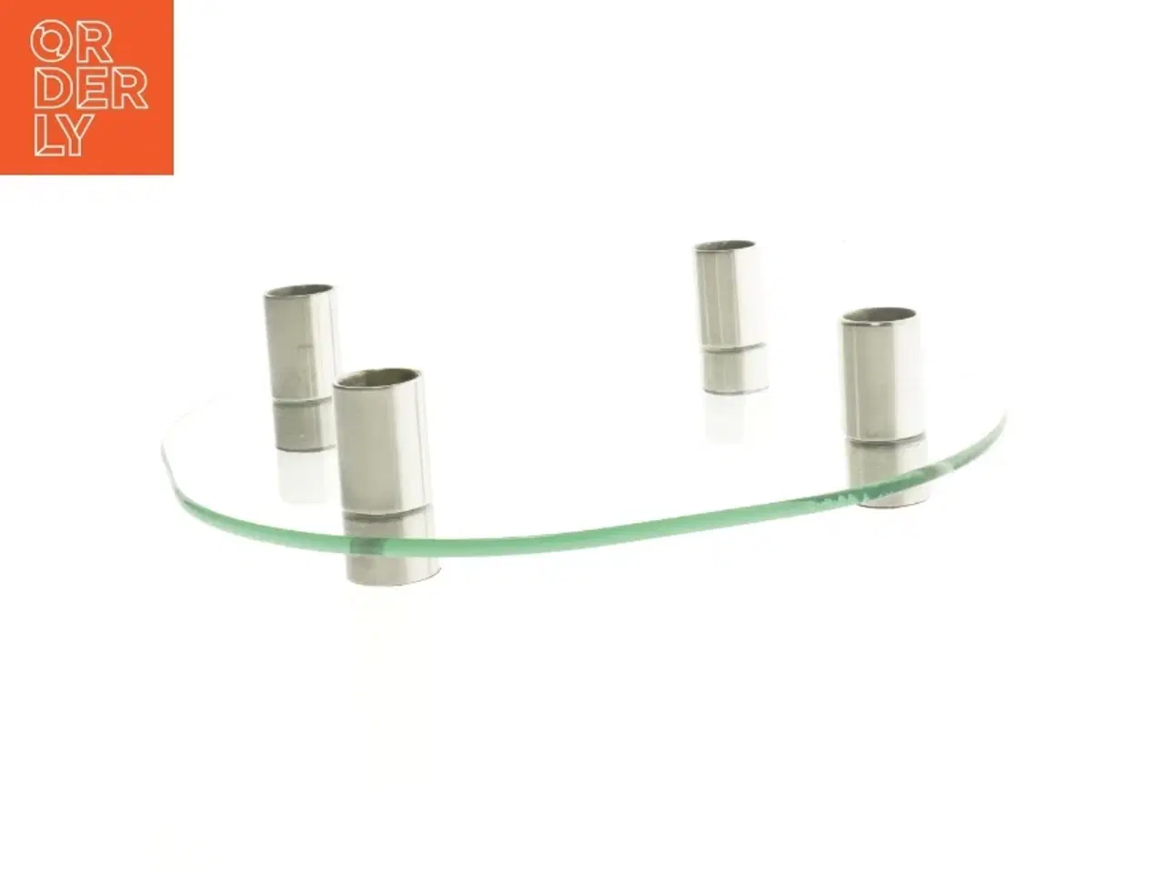 Billede 5 - 2 stk lysestage til 4 lys - advent (str. 28 x 28 cm)