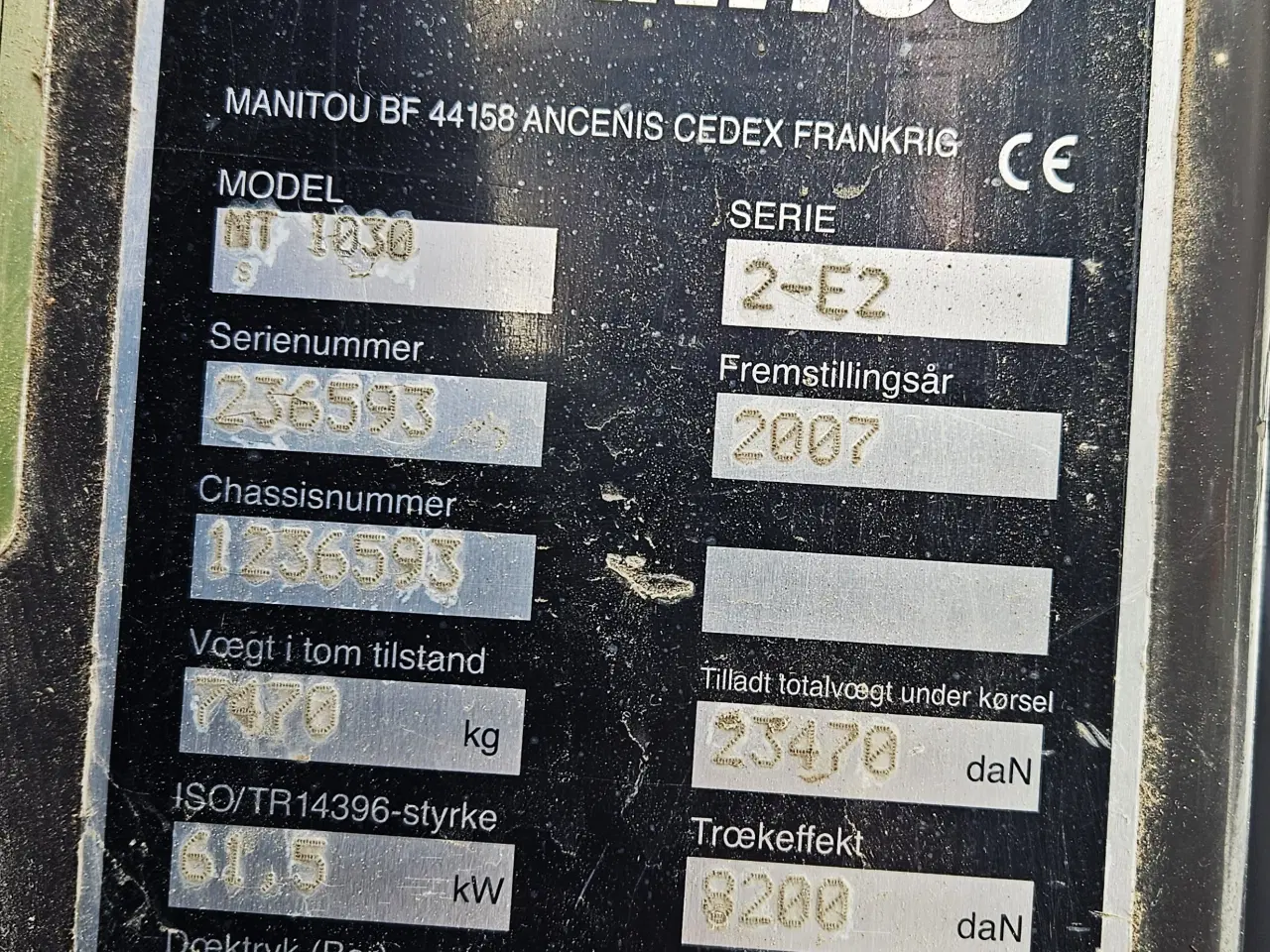 Billede 20 - Manitou 1030 S / 2700 timer / 10 meter rækkevidde
