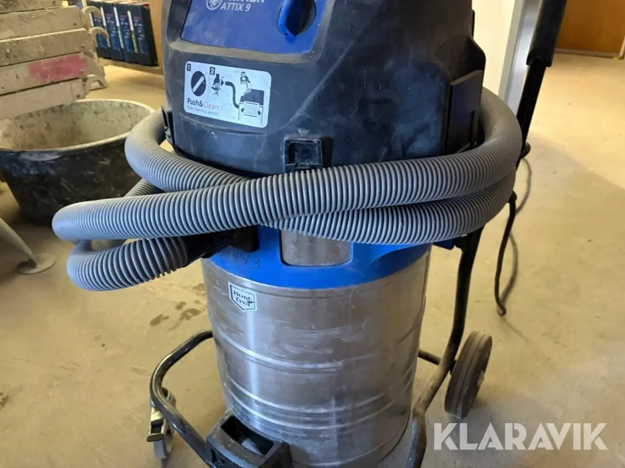 Billede 3 - Industri våd-/tørstøvsuger Nilfisk ATTIX 9