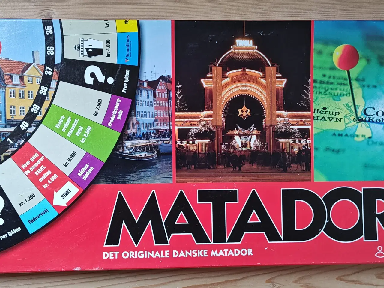 Billede 1 - Matador Brætspil med Københavns Tivoli på forsiden