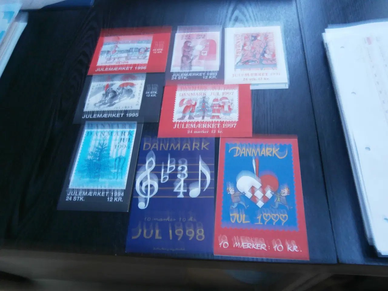 Billede 1 - frimærker 8 forskellige frimærke hæfter fra 90erne