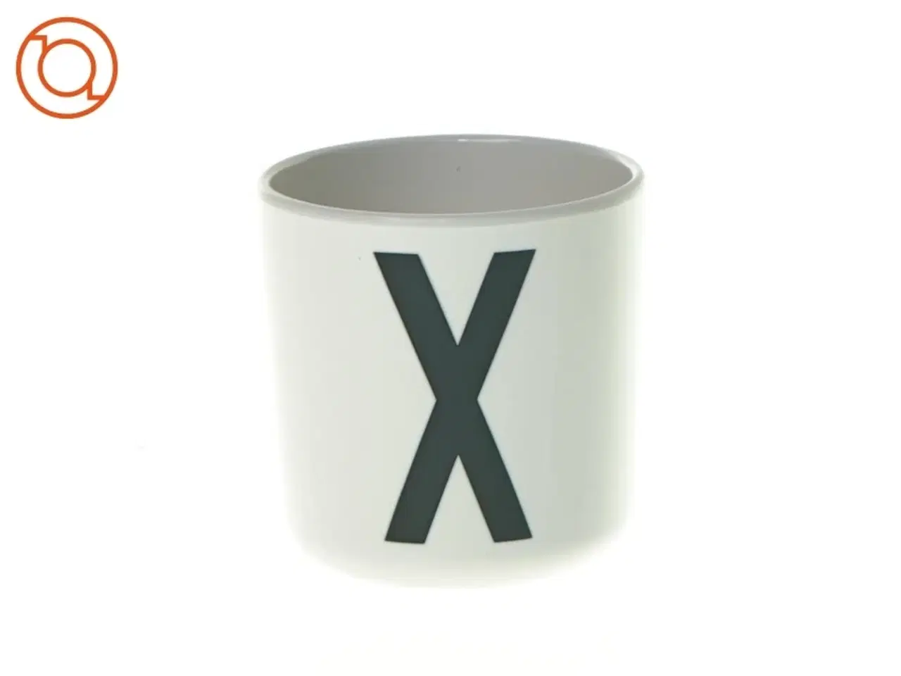 Billede 1 - Kop med X fra Design Letters (str. 7 x 7 cm)