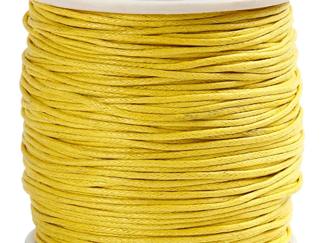 Billede 1 - Stærk gul bomuldssnor 1 mm - 40 meter