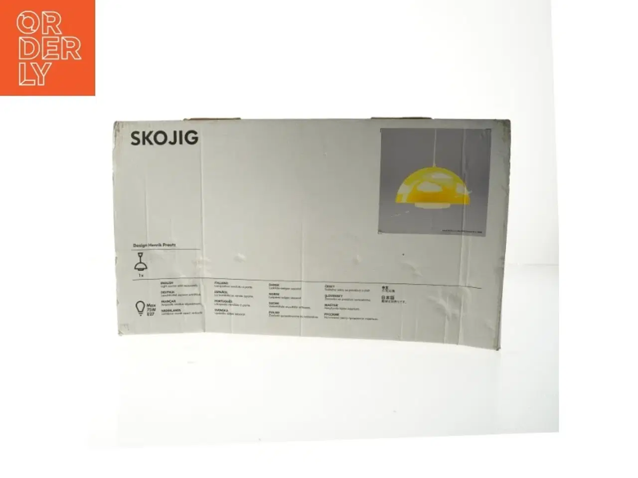 Billede 2 - Vintage Skojig gul sky lampe fra IKEA