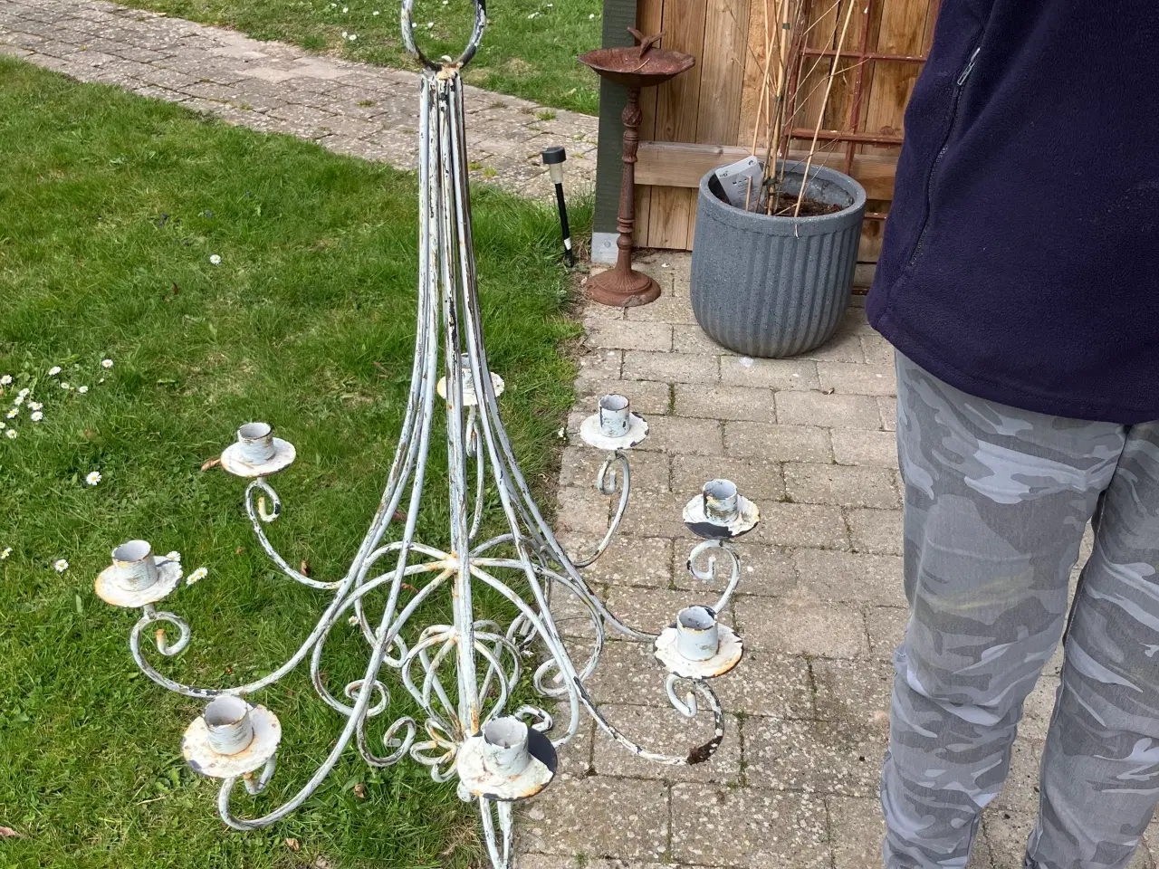 Billede 2 - Lysekrone i smedejern