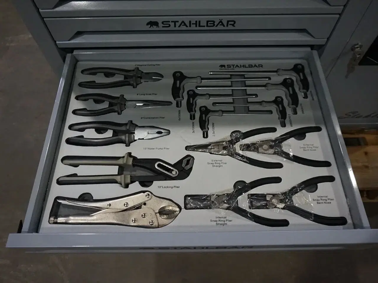 Billede 7 - Værktøjsvogn, Stahlbär, 7 skuffer inkl. Værktøj. Grey