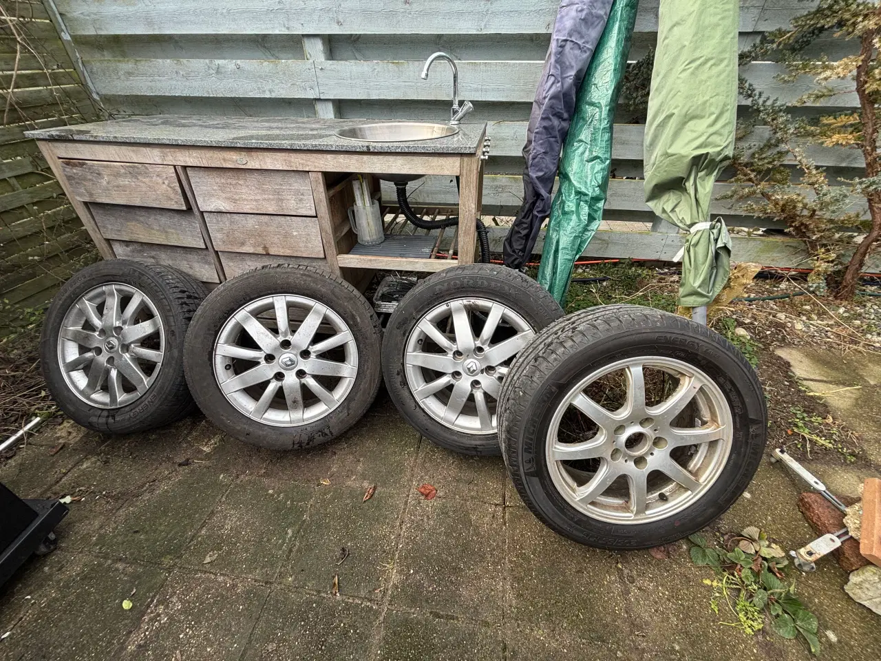 Billede 1 - 4 Alu/hjul