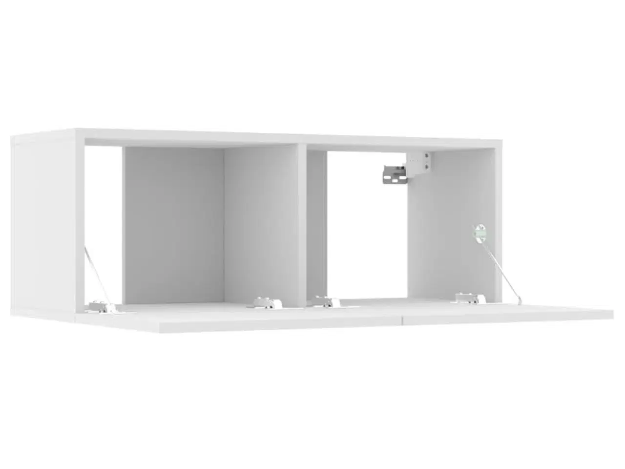 Billede 7 - Tv-skabe 2 stk. 80x30x30 cm konstrueret træ hvid