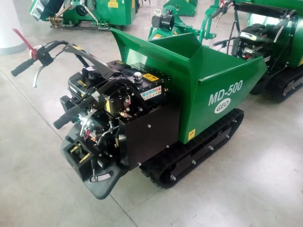 Billede 4 - GEO Motorbør mini dumper 500kg Benzin motor *Leveres inkl sneskrabe blad*