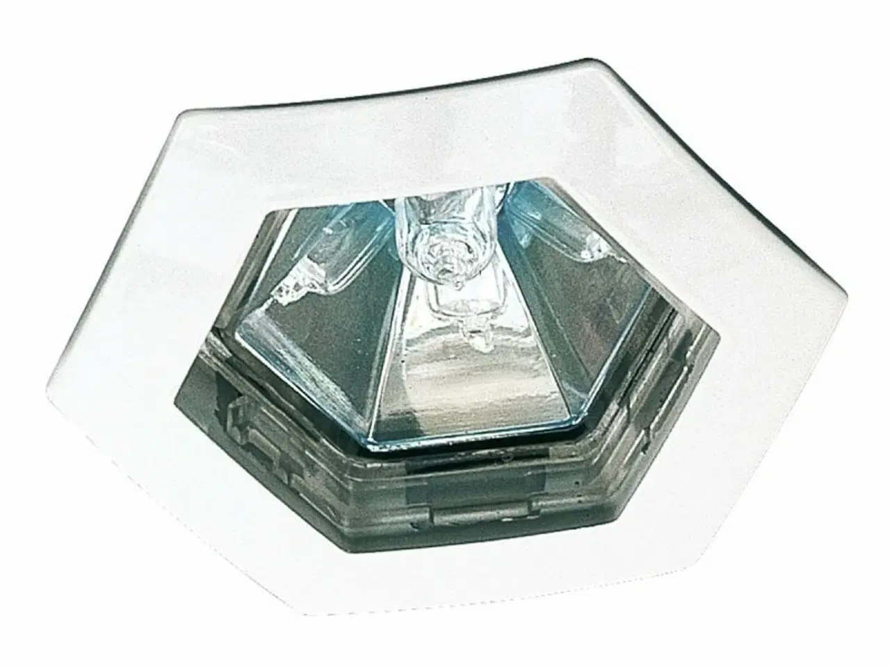 Billede 2 - 4 x Indbyggede spotlights sæt Premium Line Hexa hv