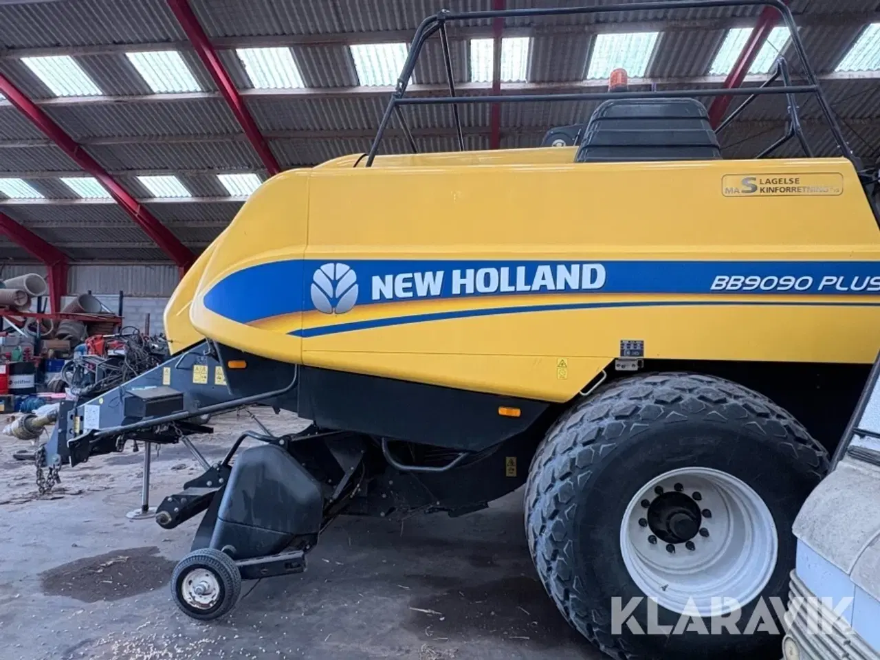 Billede 5 - Ballepresser New Holland BB9090 PLUS Med Vogn