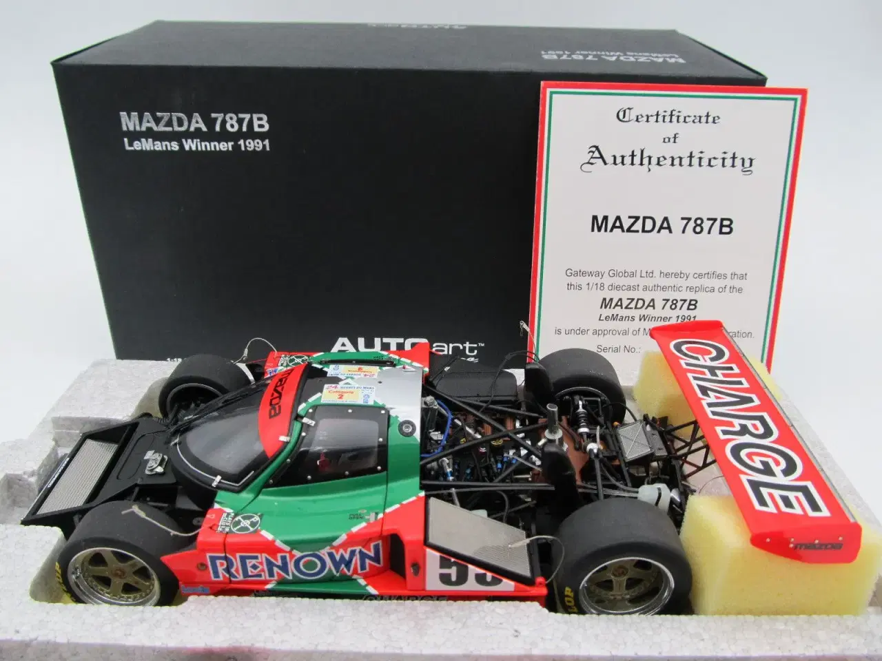 Billede 2 - 1991 Mazda 787B Le Mans 1:18  Yderst sjælden 