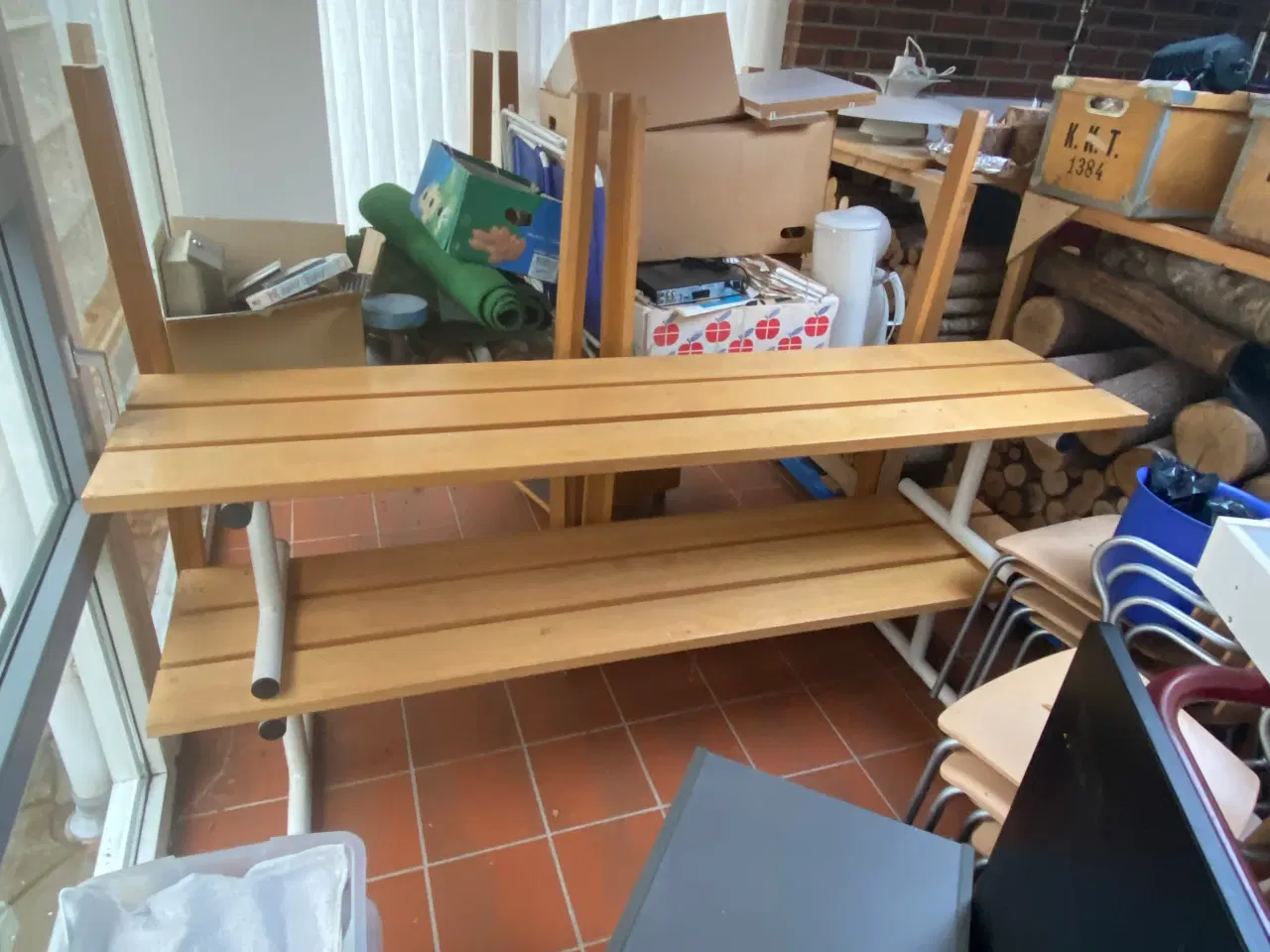 Billede 1 - Bænk til omklædningsrum 