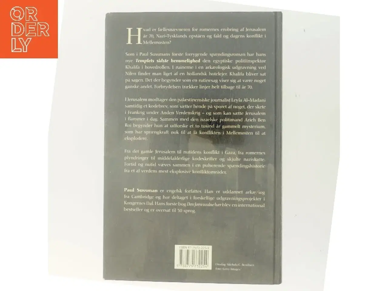 Billede 3 - Templets sidste hemmelighed af Paul Sussman (Bog)