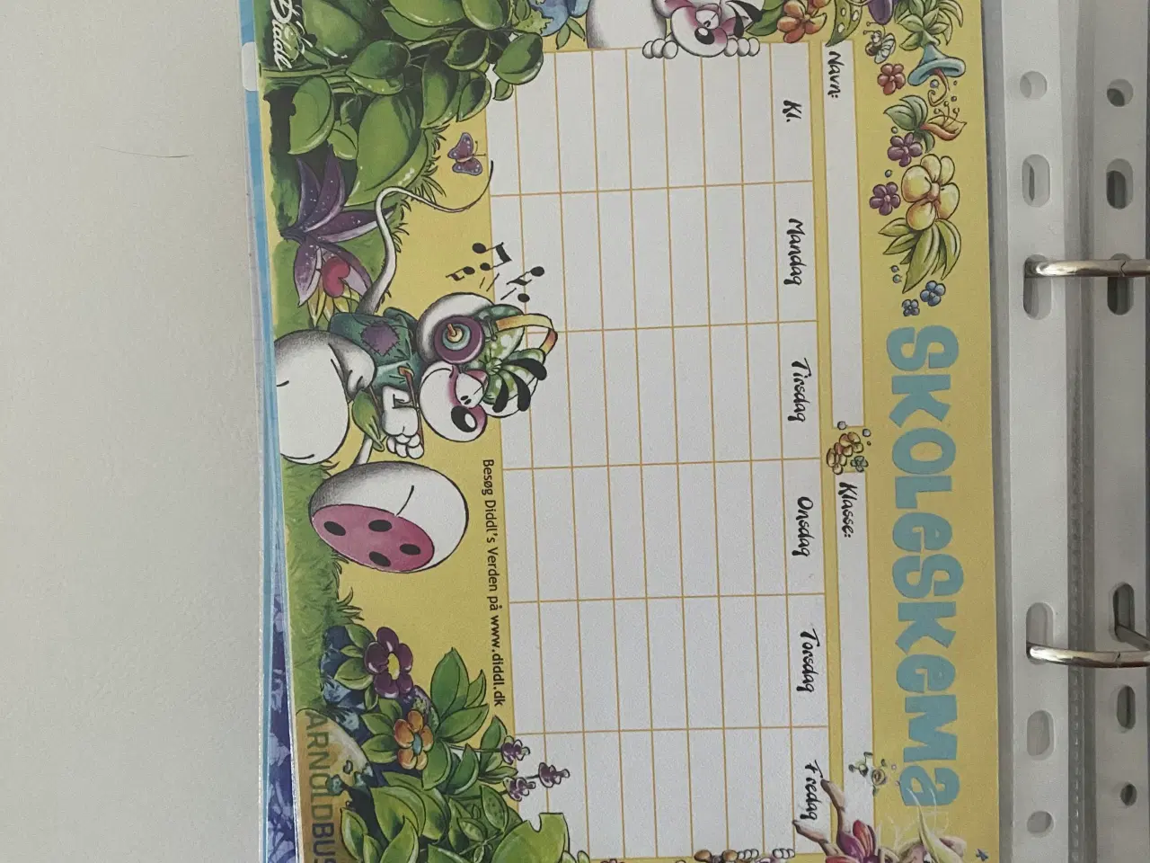 Billede 2 - Diddl papir i mappe