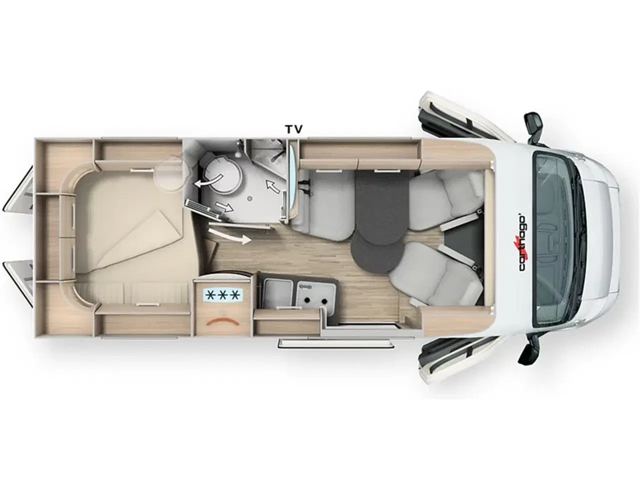 Billede 10 - 2014 - Malibu 600 DB 2   150 hk og automatgear. Meget velholdt vogn, skal ses og opleves.