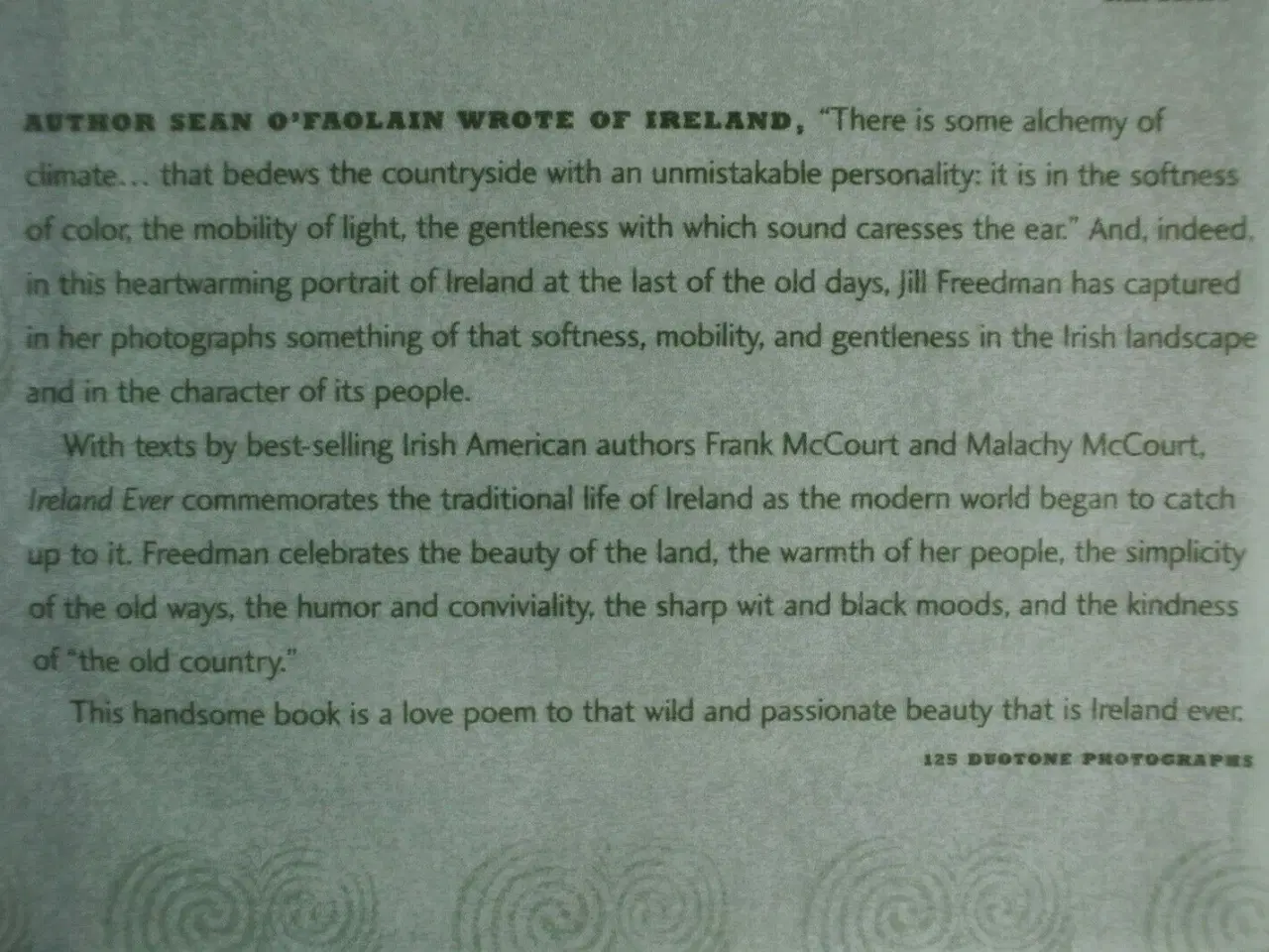 Billede 2 - ireland ever, photo by jill freedman, emne: film o