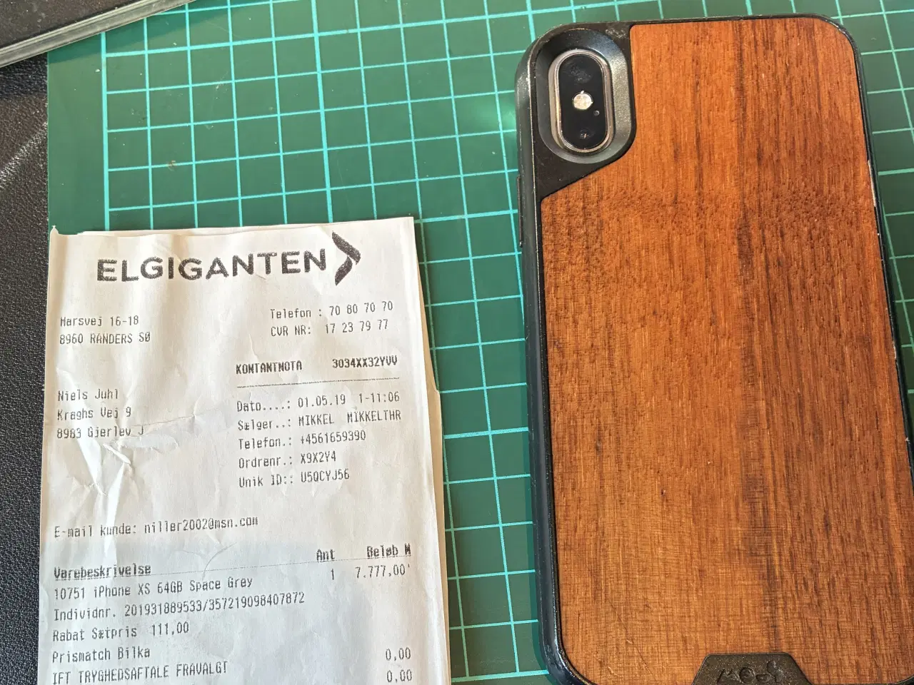 Billede 1 - Mobil med kvittering og alt tilbehør