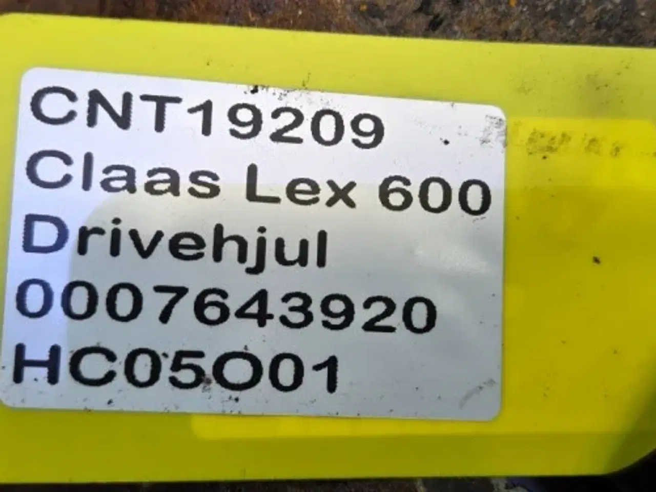 Billede 9 - Claas Lexion 600 Drivehjul 0007643920