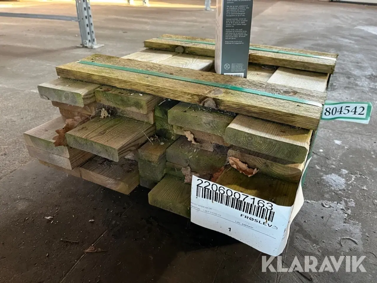 Billede 9 - Træpakke Arki Kit 0120 sidebord/base 5 sæt