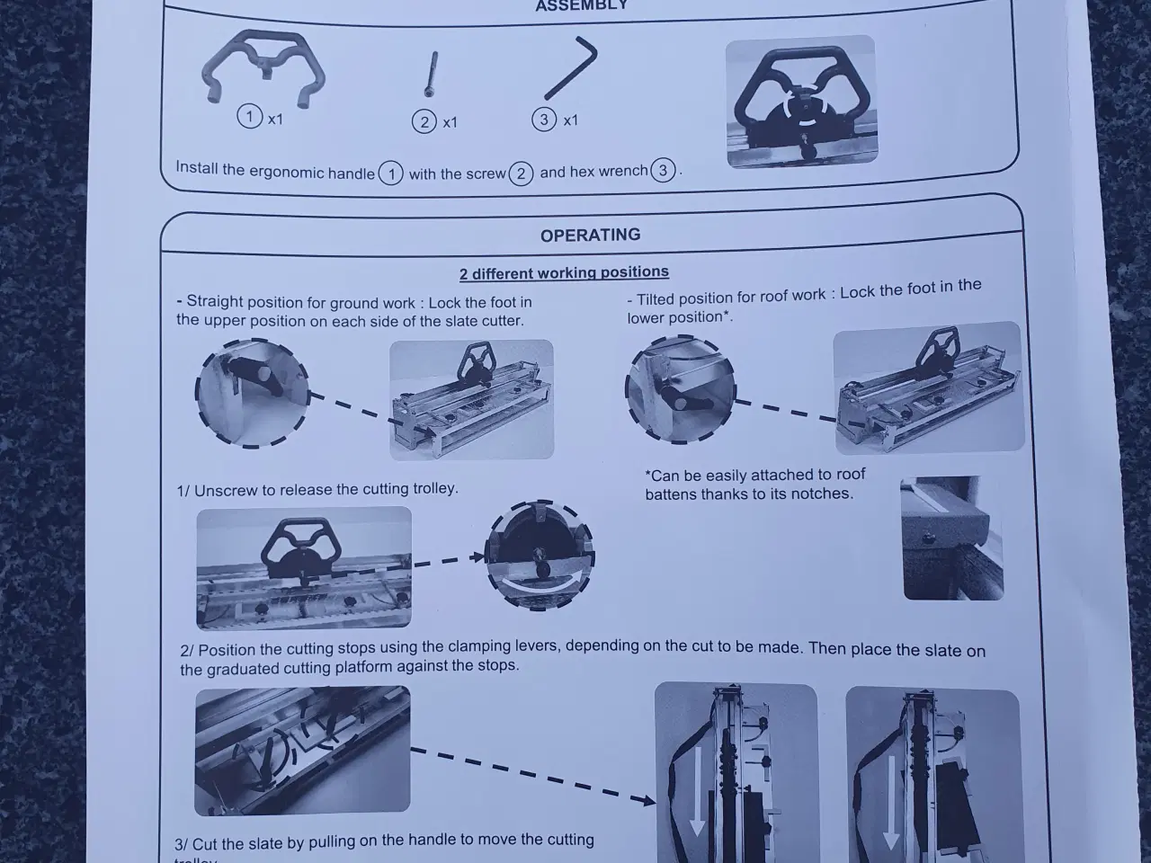 Billede 12 - Edma roll mat skiferskærer 