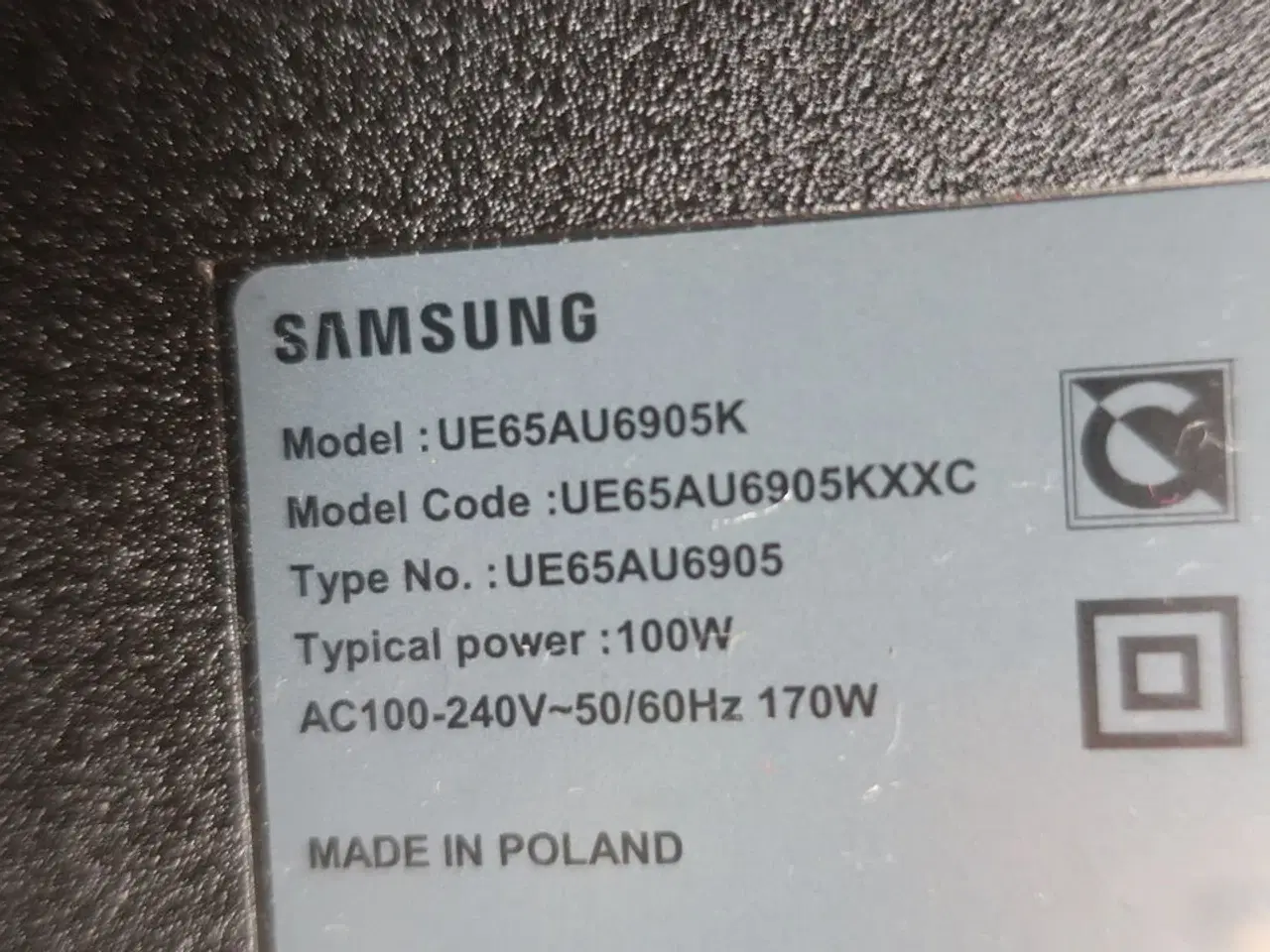 Billede 3 - Fjernsyn SAMSUNG UE65AU6905K