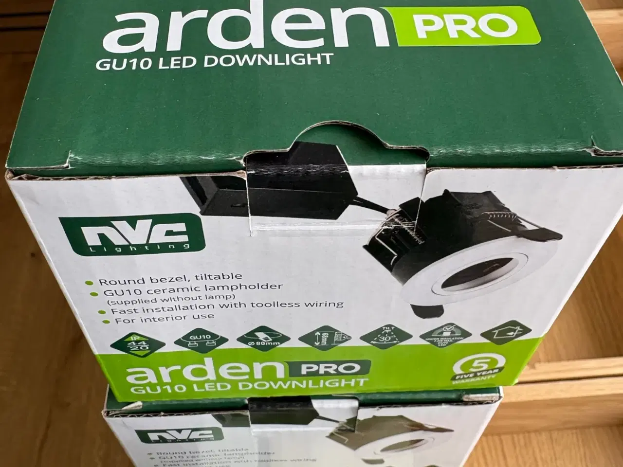 Billede 4 - Indbygningsspots - mat hvid - NVC Arden Pro