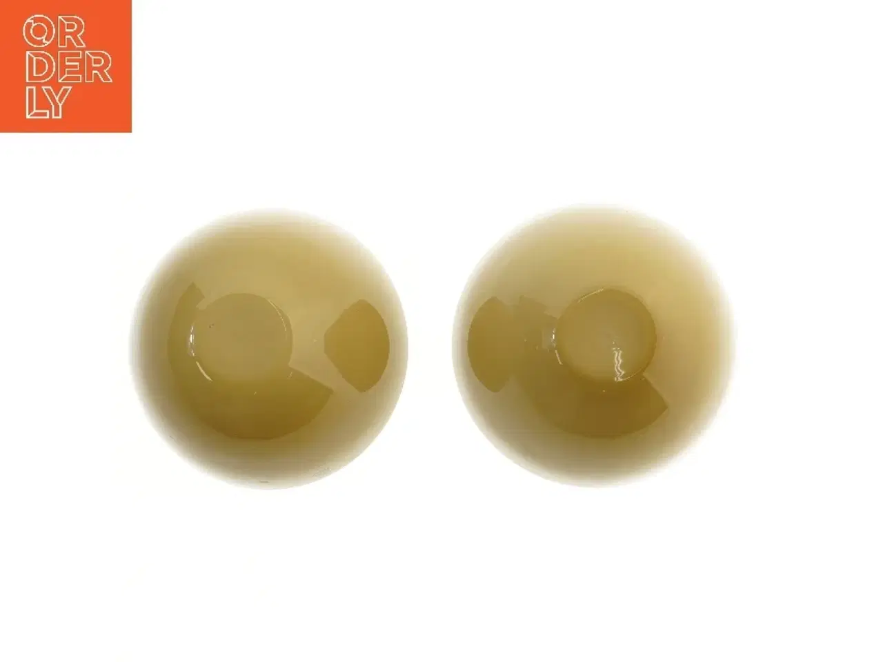 Billede 3 - Dekorative skåle fra Holmegaard (str. Ø 24,5x15 cm)