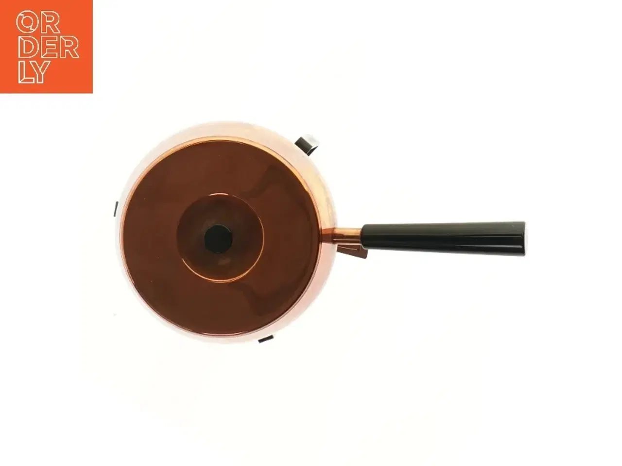 Billede 3 - Fondue sæt i kobber (str. Ø 16 cm)