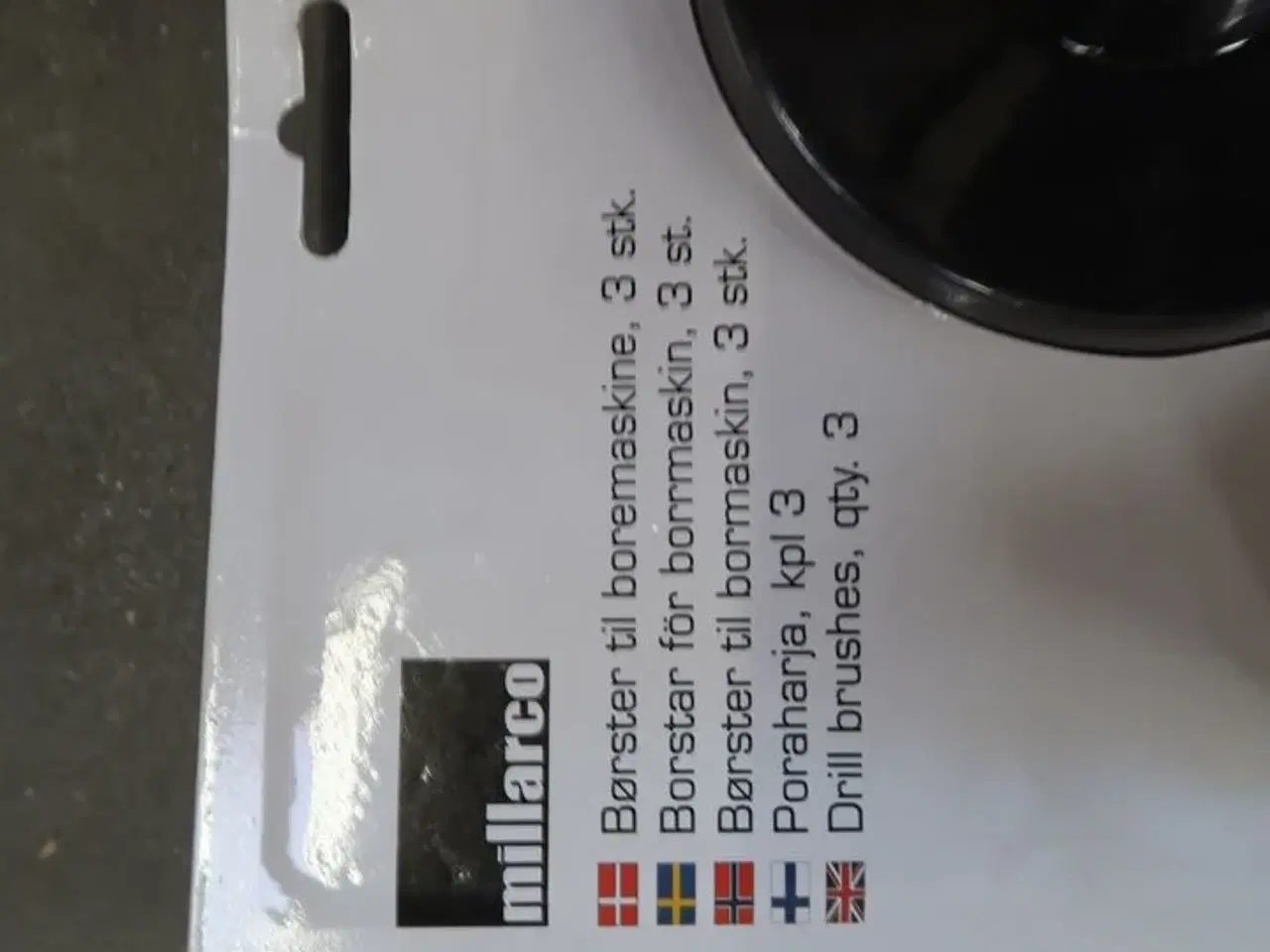 Billede 4 - 6 pk. Rengørings børster til boremaskine, 3 stk