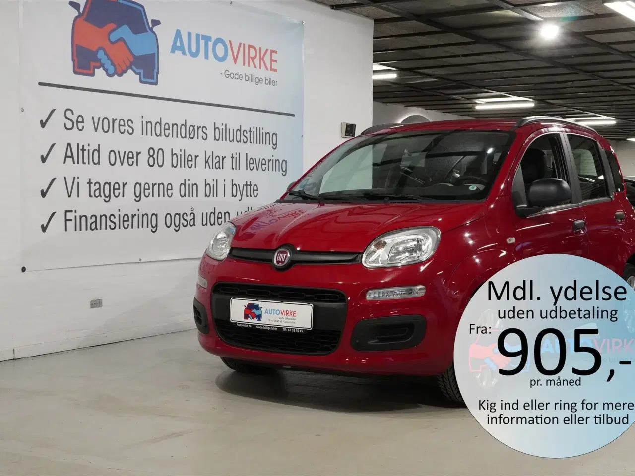 Billede 1 - Fiat Panda 1,2 Easy 69HK 5d