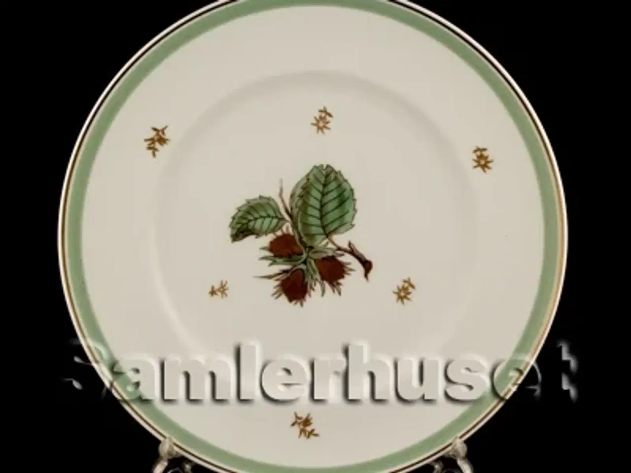 Billede 1 - Hasselnød Tallerken Flad 25 cm.